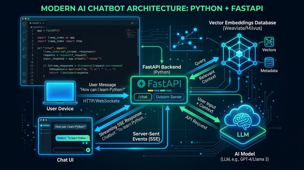 How to Build a Custom AI Customer Support Chatbot with Python, LangChain and FastAPI