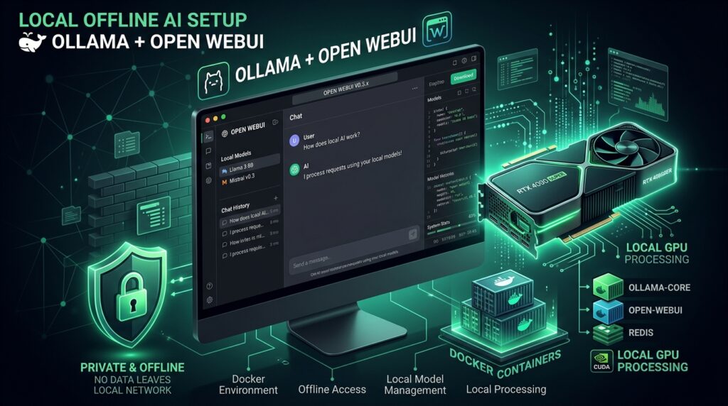 Building a Local AI Assistant with Ollama and Open WebUI: Complete Offline Setup Guide